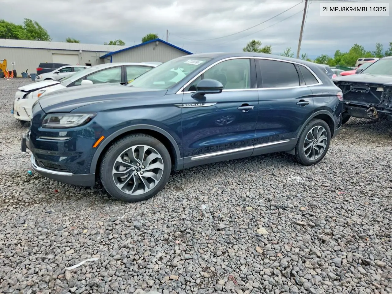 2021 Lincoln Nautilus Reserve VIN: 2LMPJ8K94MBL14325 Lot: 57135396