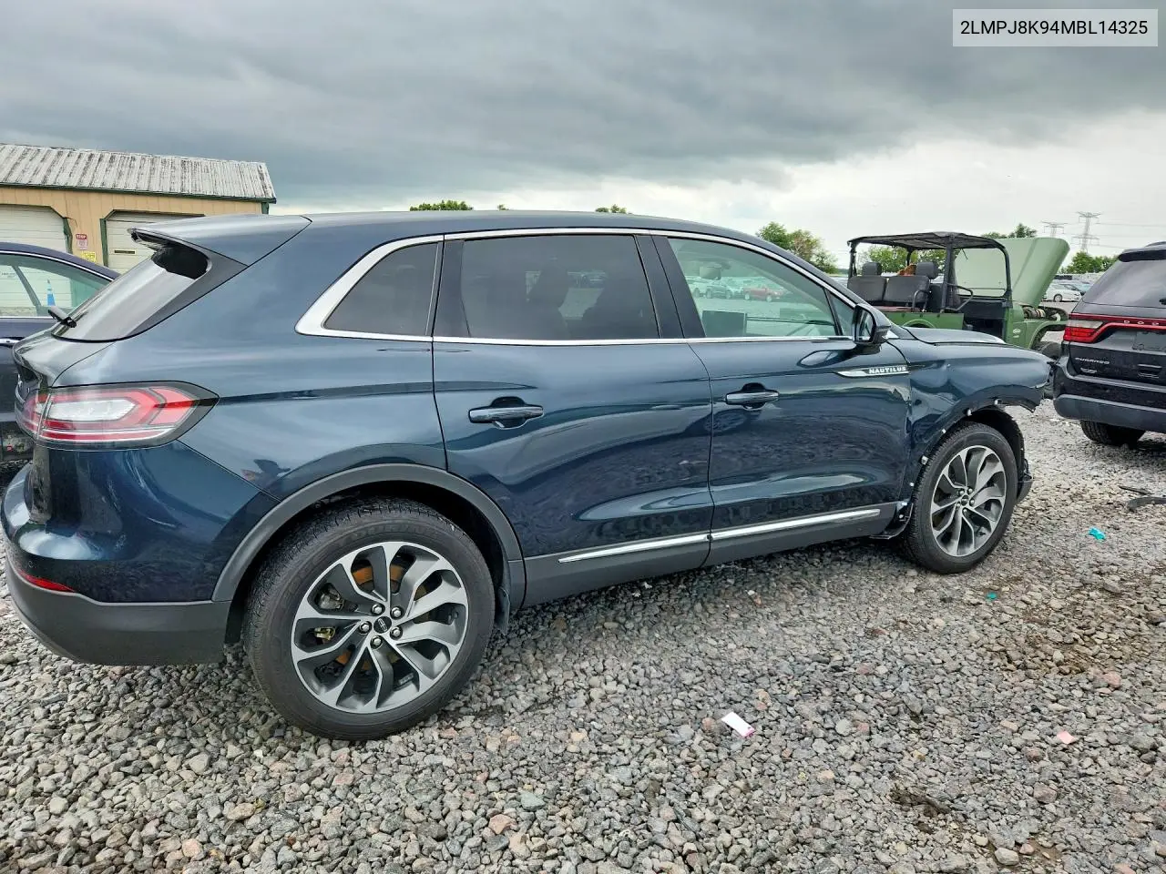 2021 Lincoln Nautilus Reserve VIN: 2LMPJ8K94MBL14325 Lot: 57135396