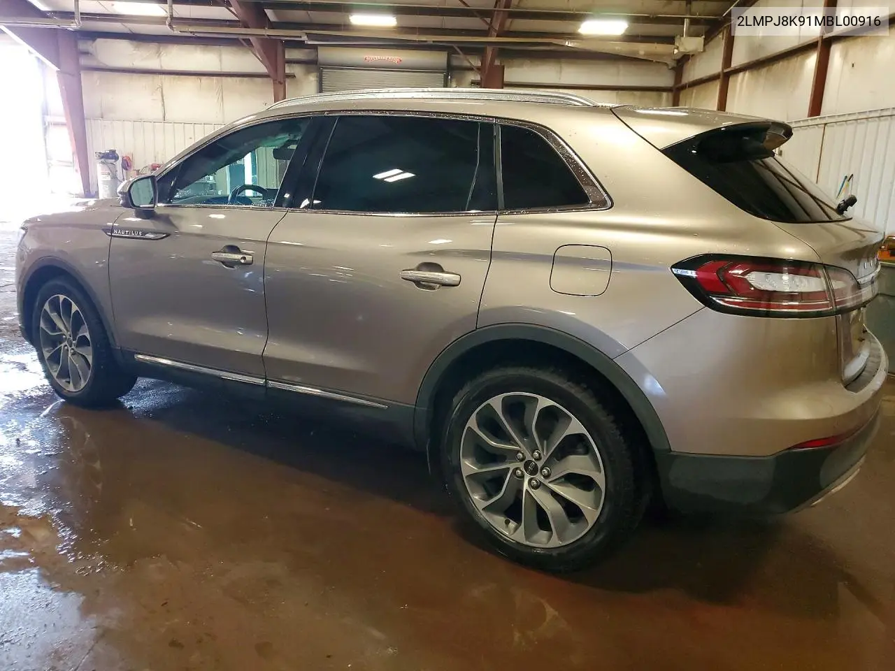 2021 Lincoln Nautilus Reserve VIN: 2LMPJ8K91MBL00916 Lot: 57243416