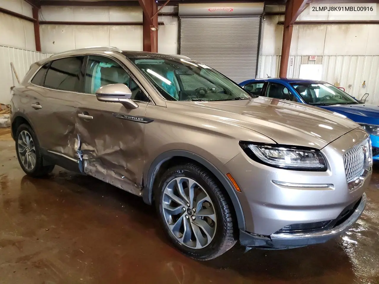 2021 Lincoln Nautilus Reserve VIN: 2LMPJ8K91MBL00916 Lot: 57243416
