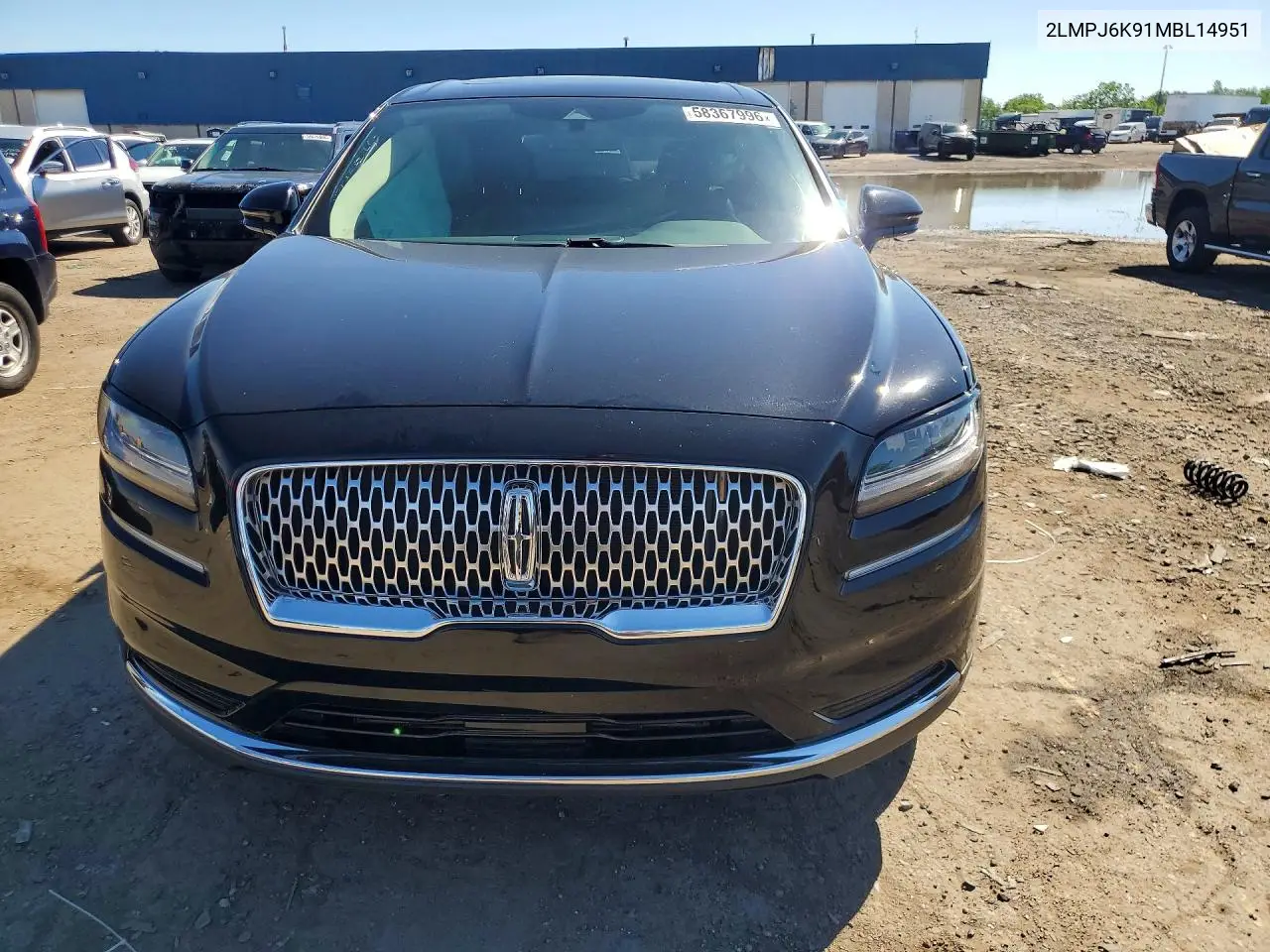 2021 Lincoln Nautilus Reserve VIN: 2LMPJ6K91MBL14951 Lot: 58367996