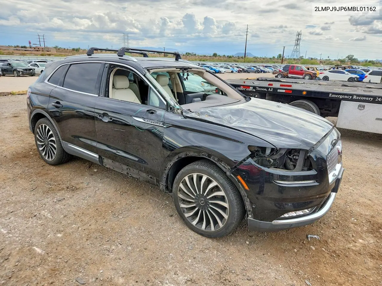 2021 Lincoln Nautilus Black Label VIN: 2LMPJ9JP6MBL01162 Lot: 60528616