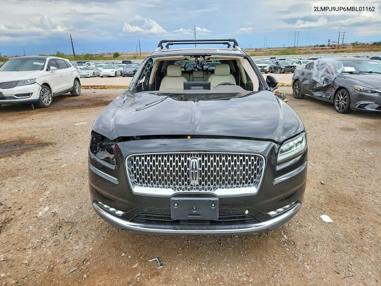 2021 Lincoln Nautilus Black Label VIN: 2LMPJ9JP6MBL01162 Lot: 60528616