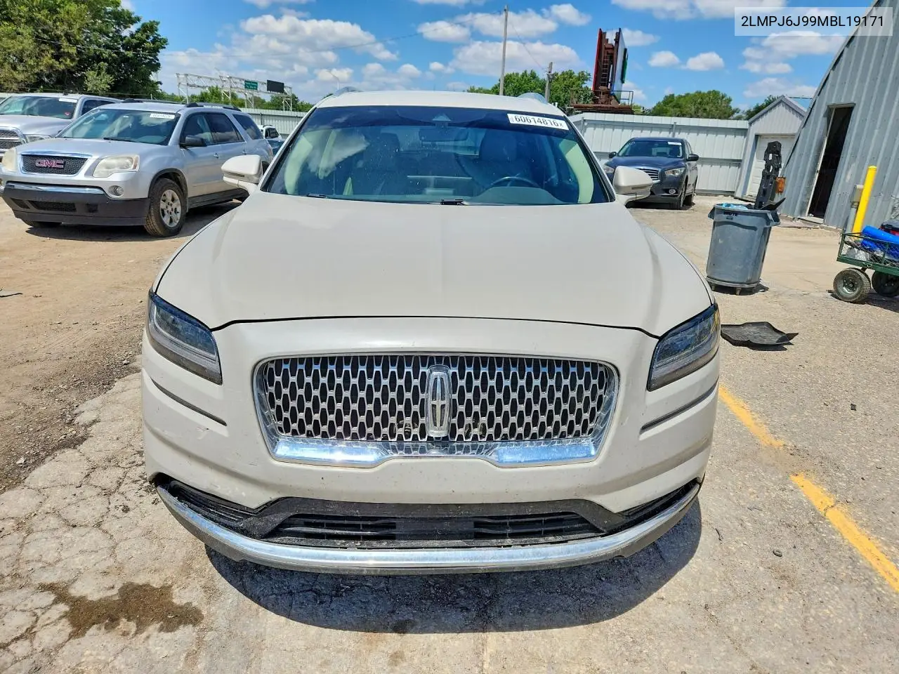 2021 Lincoln Nautilus VIN: 2LMPJ6J99MBL19171 Lot: 60614816