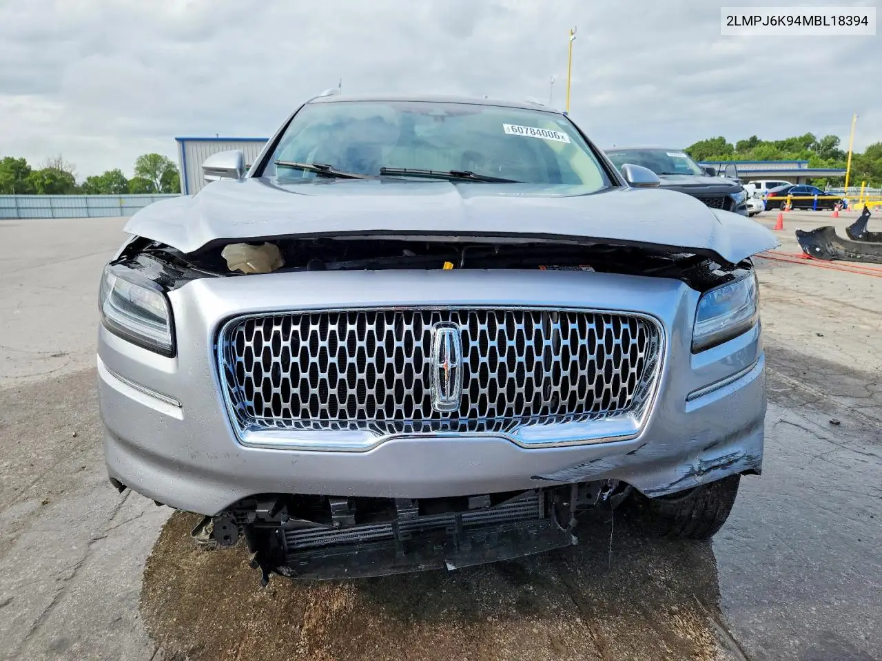 2021 Lincoln Nautilus Reserve VIN: 2LMPJ6K94MBL18394 Lot: 60784006