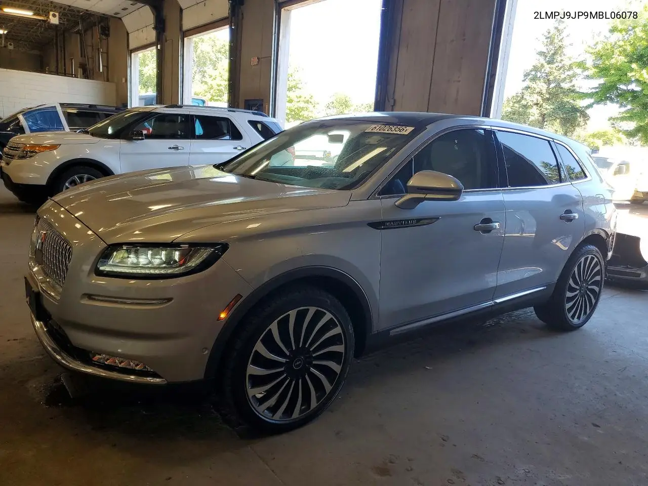 2021 Lincoln Nautilus Black Label VIN: 2LMPJ9JP9MBL06078 Lot: 61026356