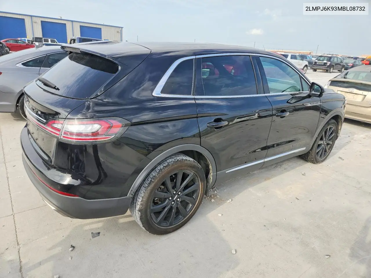 2021 Lincoln Nautilus Reserve VIN: 2LMPJ6K93MBL08732 Lot: 61598946