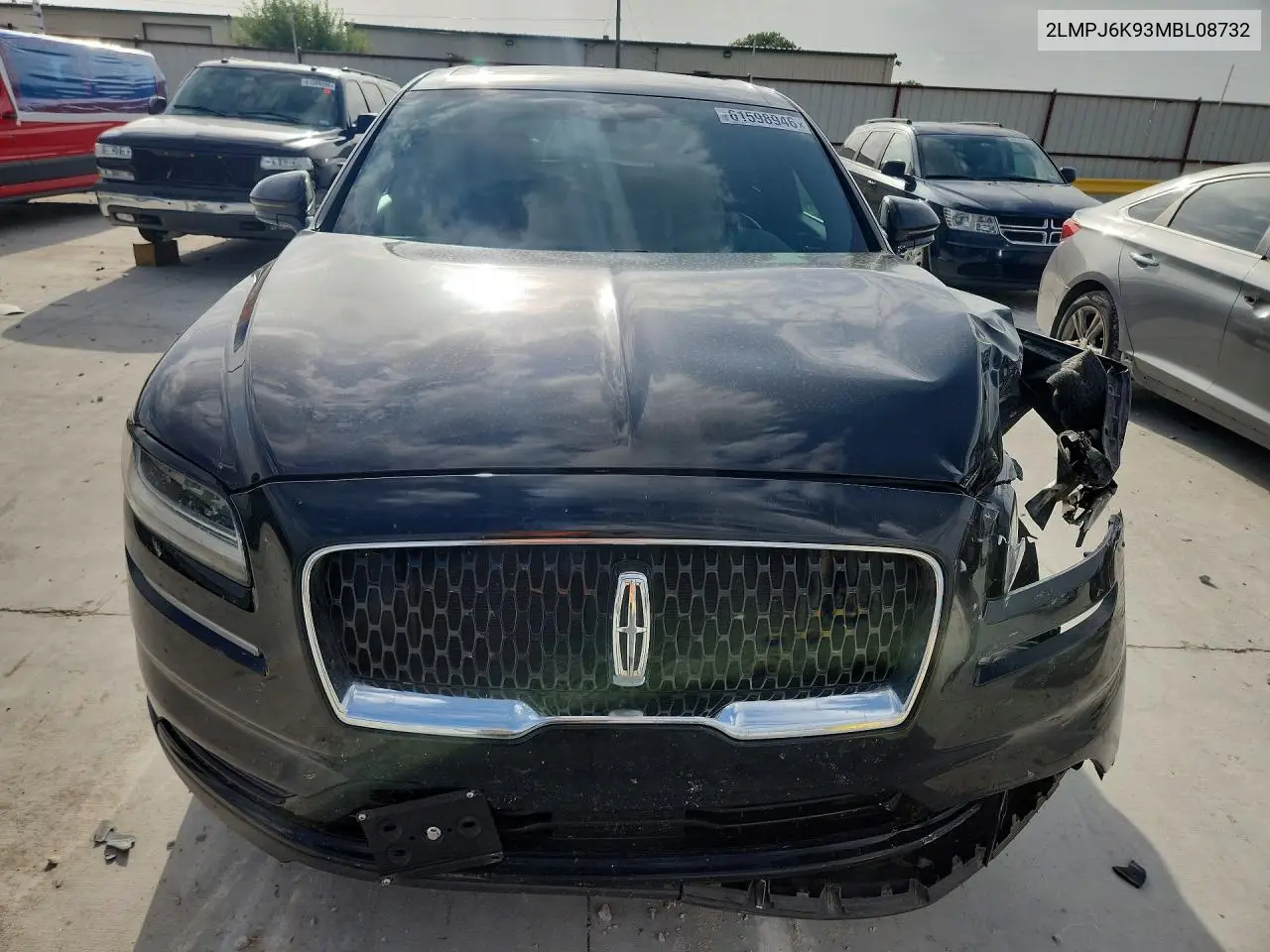 2021 Lincoln Nautilus Reserve VIN: 2LMPJ6K93MBL08732 Lot: 61598946