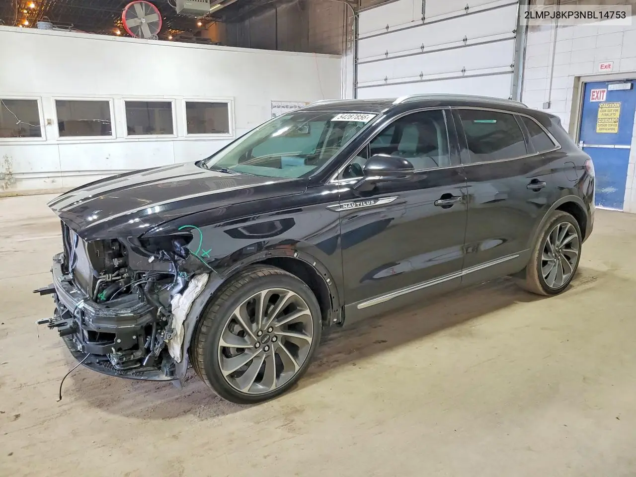 2022 Lincoln Nautilus Reserve VIN: 2LMPJ8KP3NBL14753 Lot: 54287856