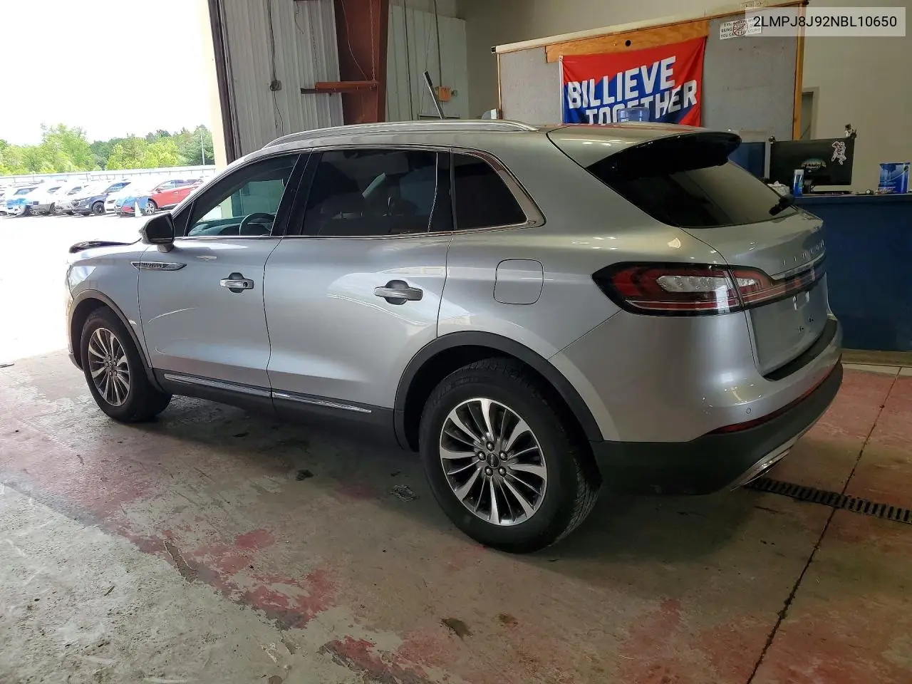 2022 Lincoln Nautilus VIN: 2LMPJ8J92NBL10650 Lot: 56665166