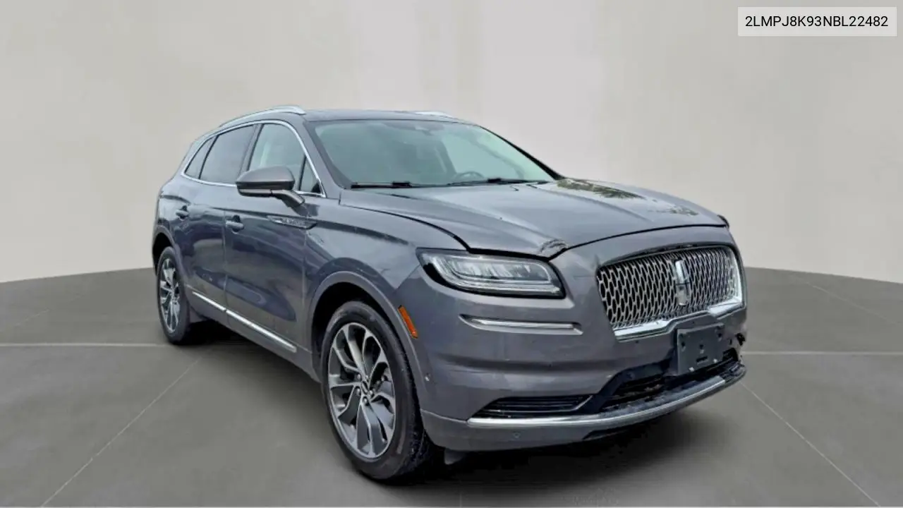 2022 Lincoln Nautilus Reserve VIN: 2LMPJ8K93NBL22482 Lot: 58493656