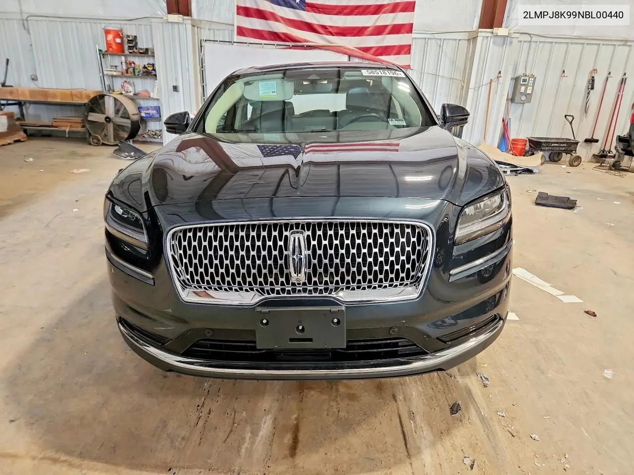 2022 Lincoln Nautilus Reserve VIN: 2LMPJ8K99NBL00440 Lot: 58518196