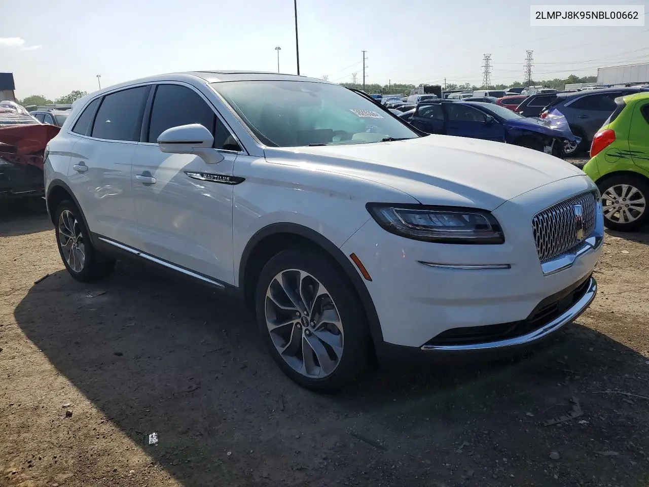 2022 Lincoln Nautilus Reserve VIN: 2LMPJ8K95NBL00662 Lot: 59295356