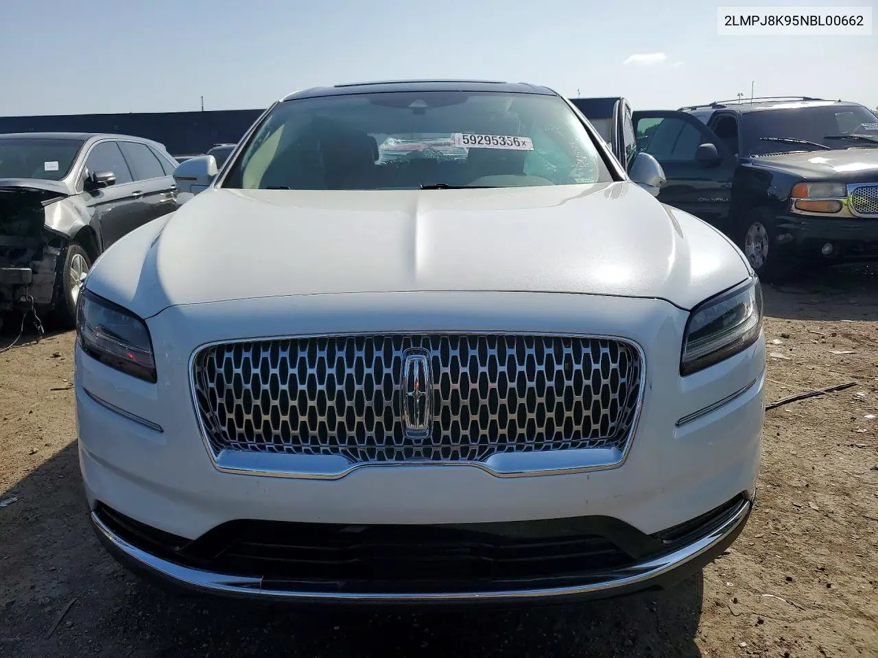 2022 Lincoln Nautilus Reserve VIN: 2LMPJ8K95NBL00662 Lot: 59295356