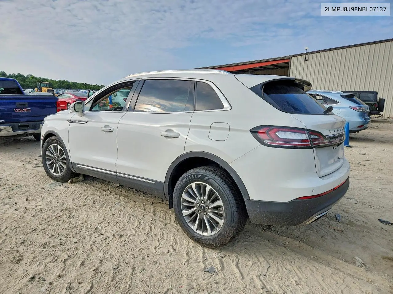 2022 Lincoln Nautilus VIN: 2LMPJ8J98NBL07137 Lot: 59680986
