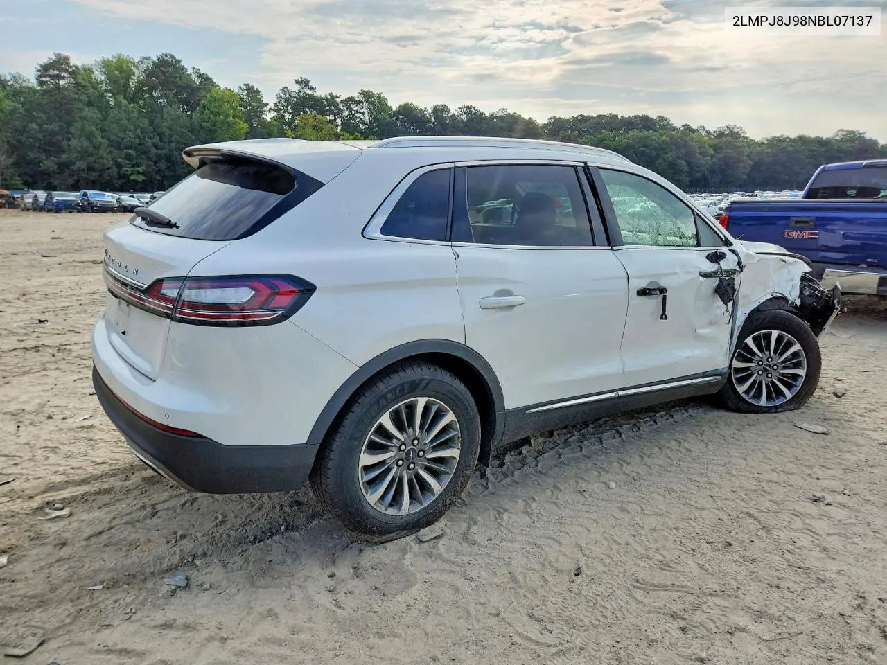 2022 Lincoln Nautilus VIN: 2LMPJ8J98NBL07137 Lot: 59680986