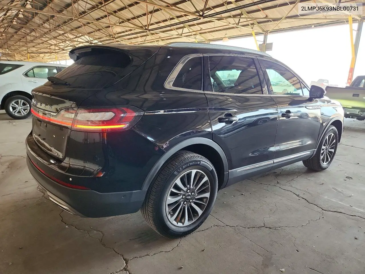 2022 Lincoln Nautilus Reserve VIN: 2LMPJ6K93NBL00731 Lot: 60007516