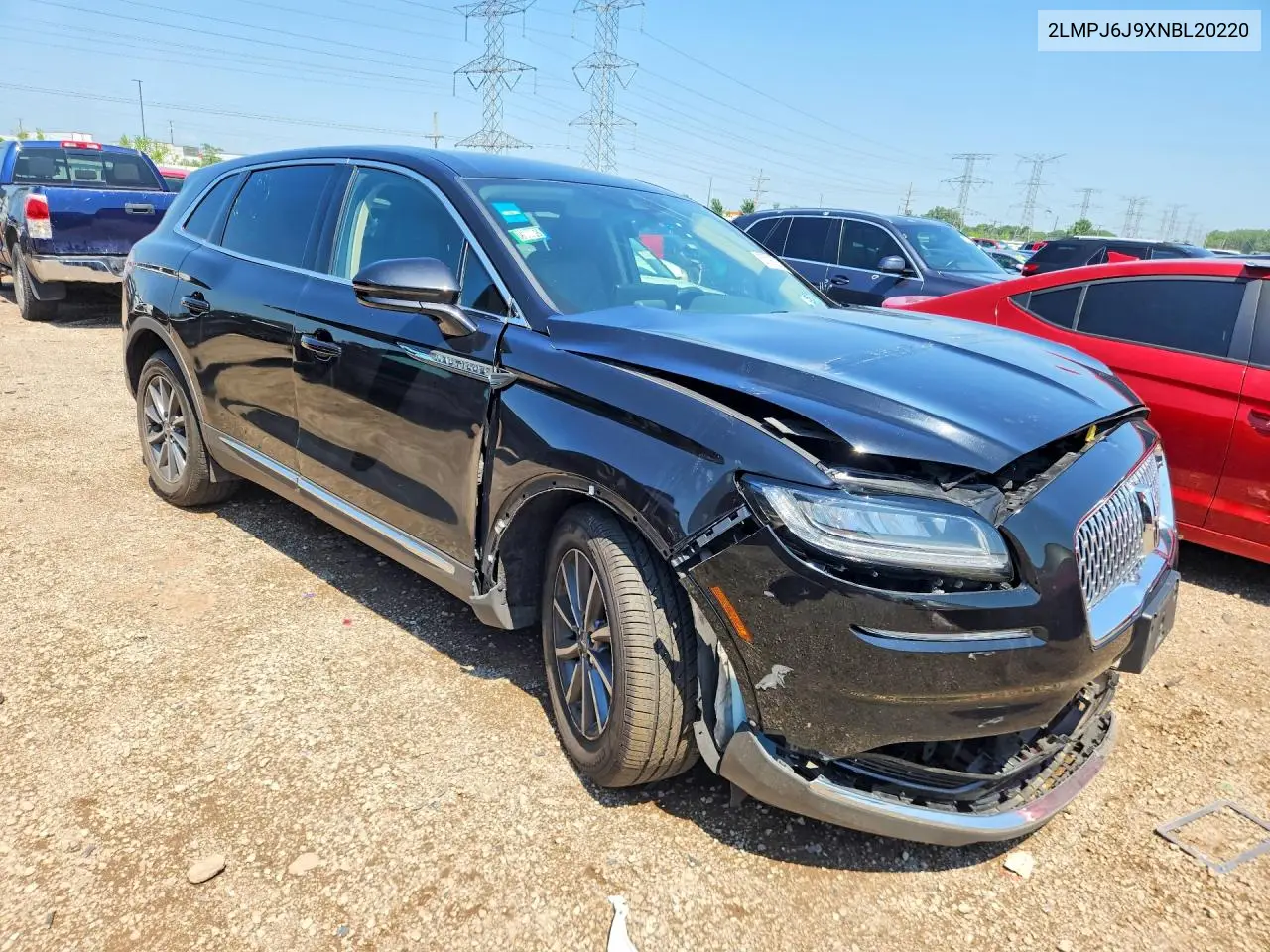 2022 Lincoln Nautilus VIN: 2LMPJ6J9XNBL20220 Lot: 85792725