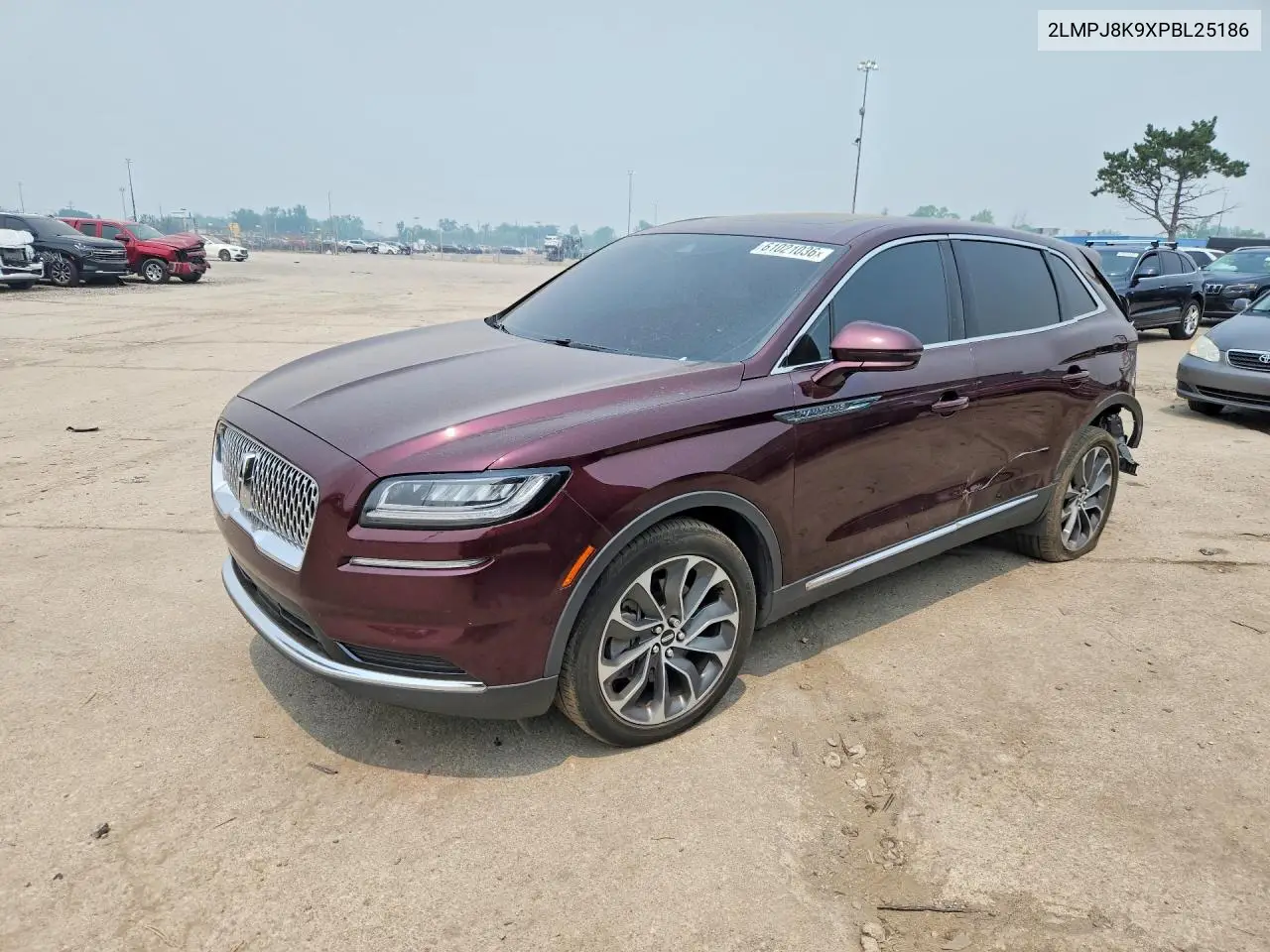 2023 Lincoln Nautilus Reserve VIN: 2LMPJ8K9XPBL25186 Lot: 61021036