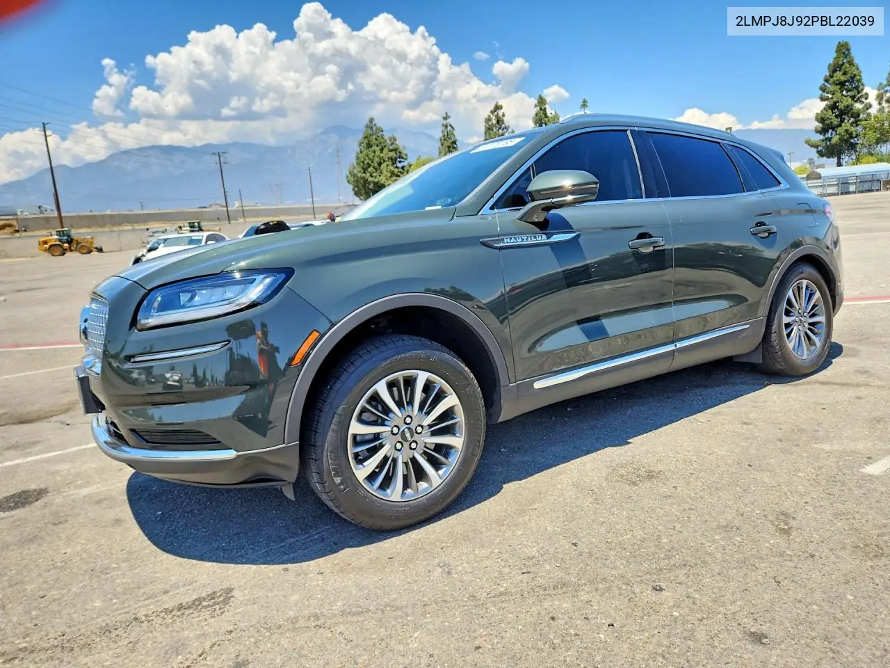 2023 Lincoln Nautilus VIN: 2LMPJ8J92PBL22039 Lot: 61173186