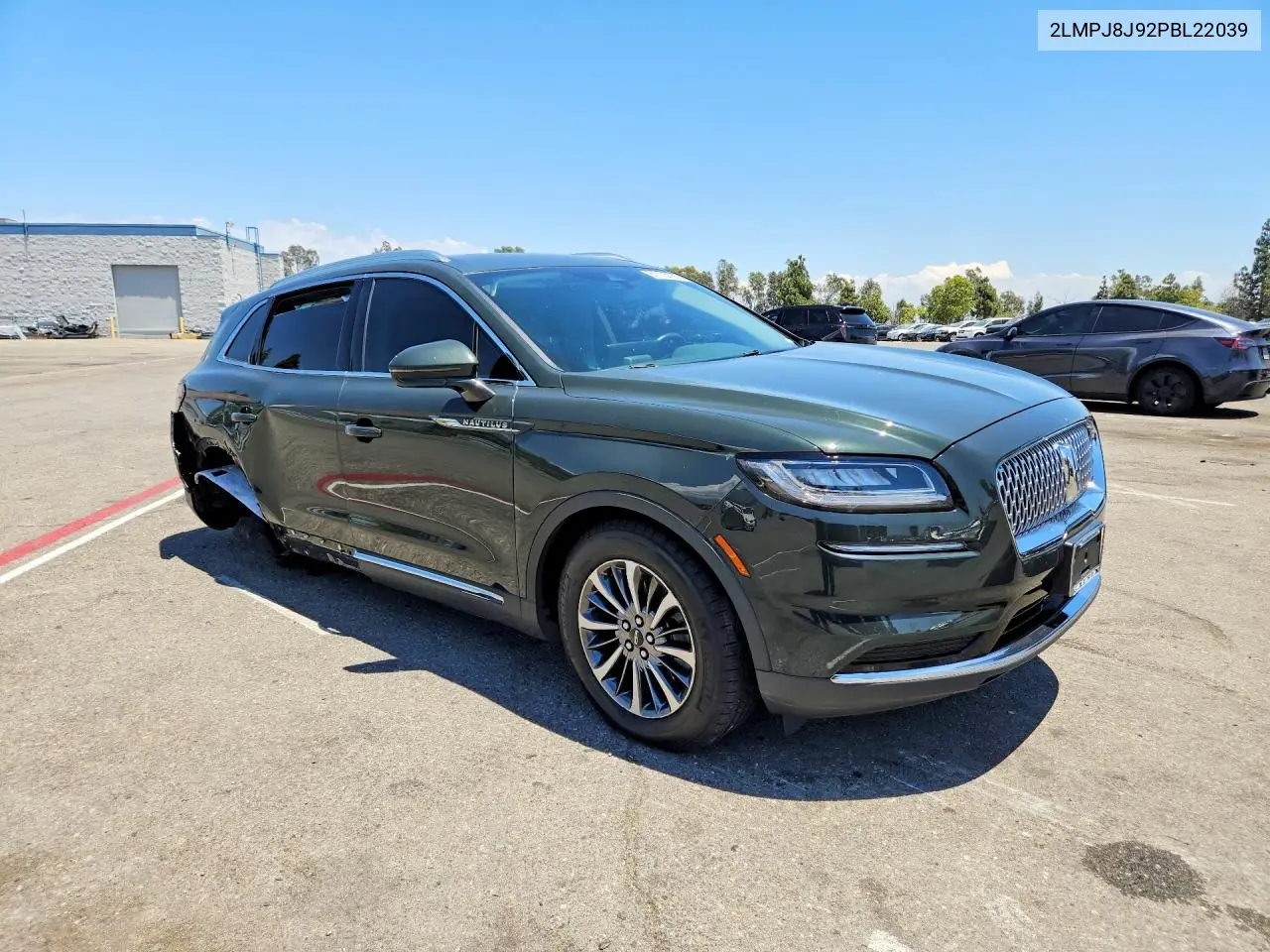 2023 Lincoln Nautilus VIN: 2LMPJ8J92PBL22039 Lot: 61173186