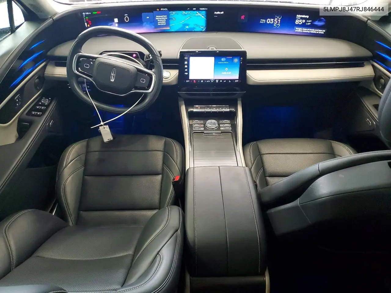 2024 Lincoln Nautilus Reserve VIN: 5LMPJ8J47RJ846444 Lot: 61737666