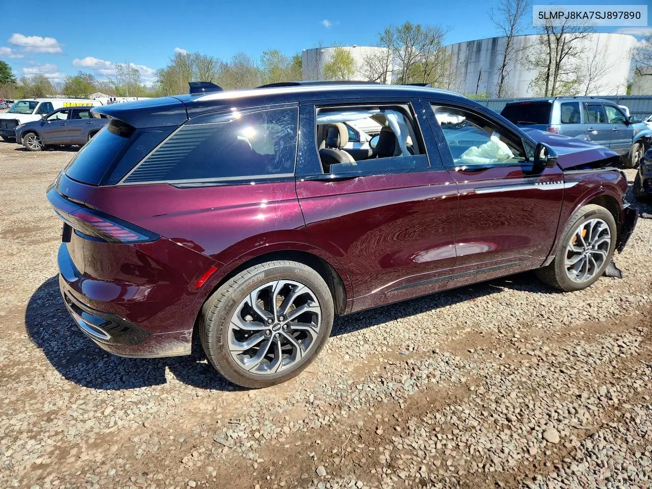 2025 Lincoln Nautilus VIN: 5LMPJ8KA7SJ897890 Lot: 58615026