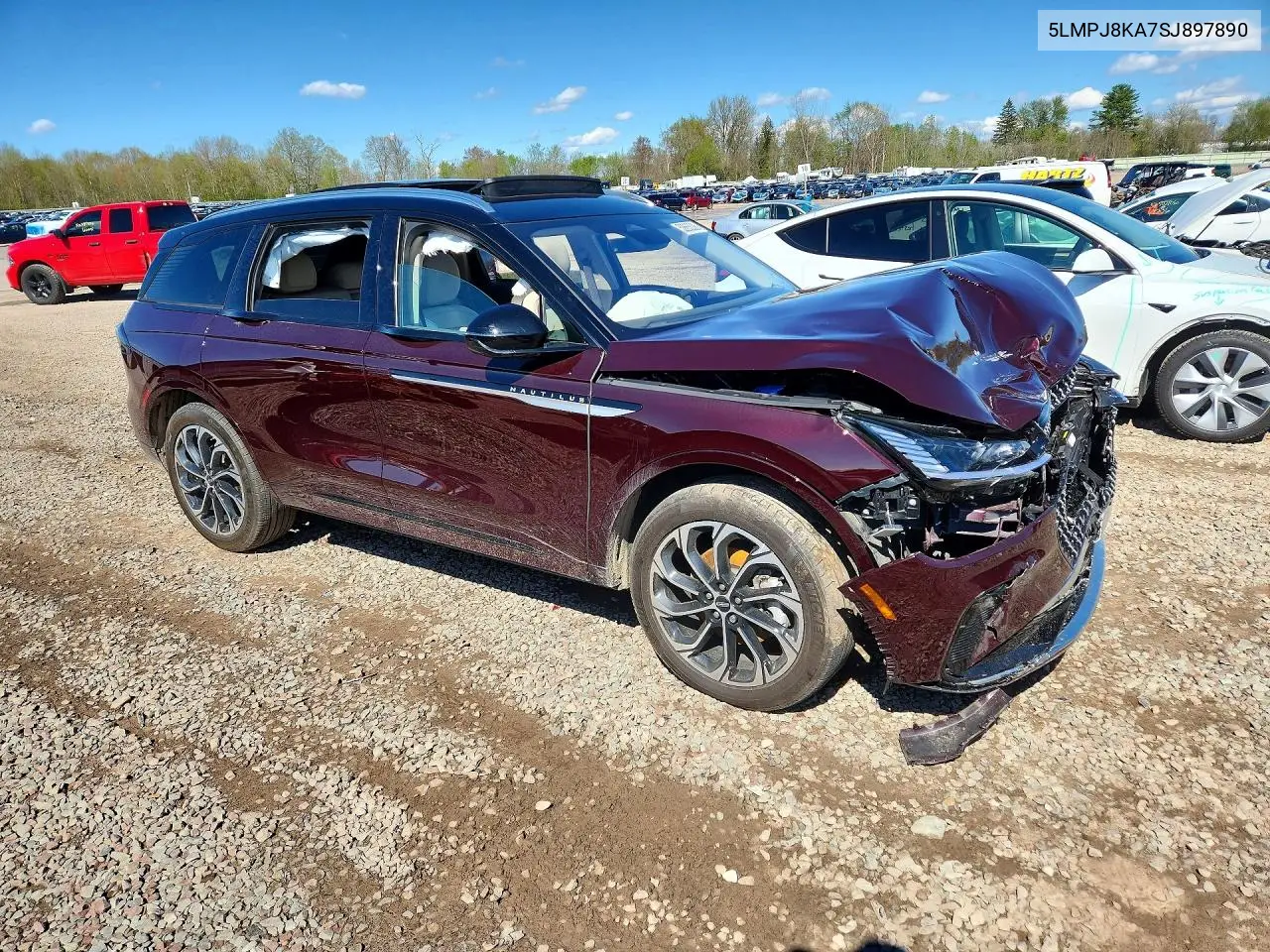 2025 Lincoln Nautilus VIN: 5LMPJ8KA7SJ897890 Lot: 58615026