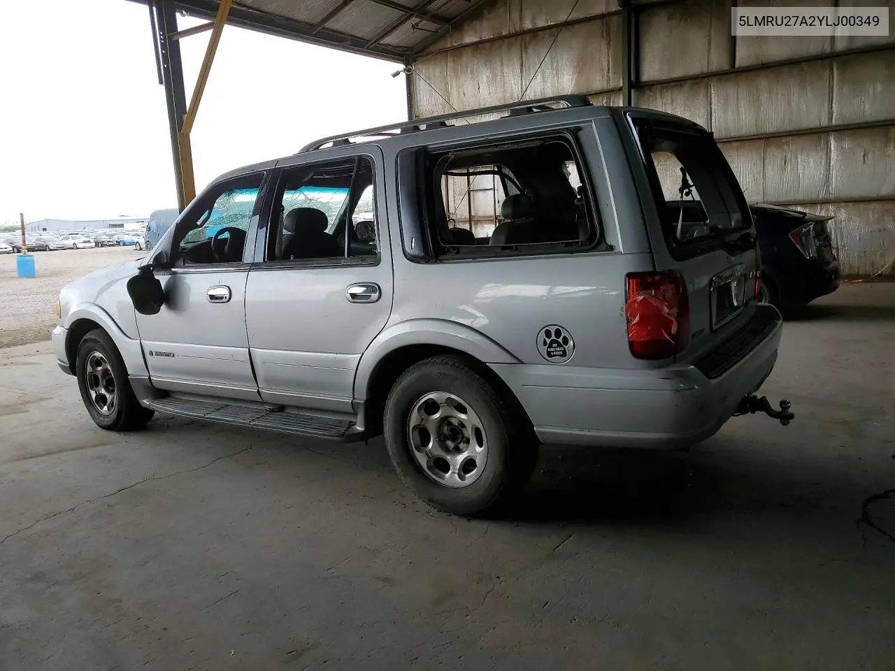 2000 Lincoln Navigator VIN: 5LMRU27A2YLJ00349 Lot: 57344006