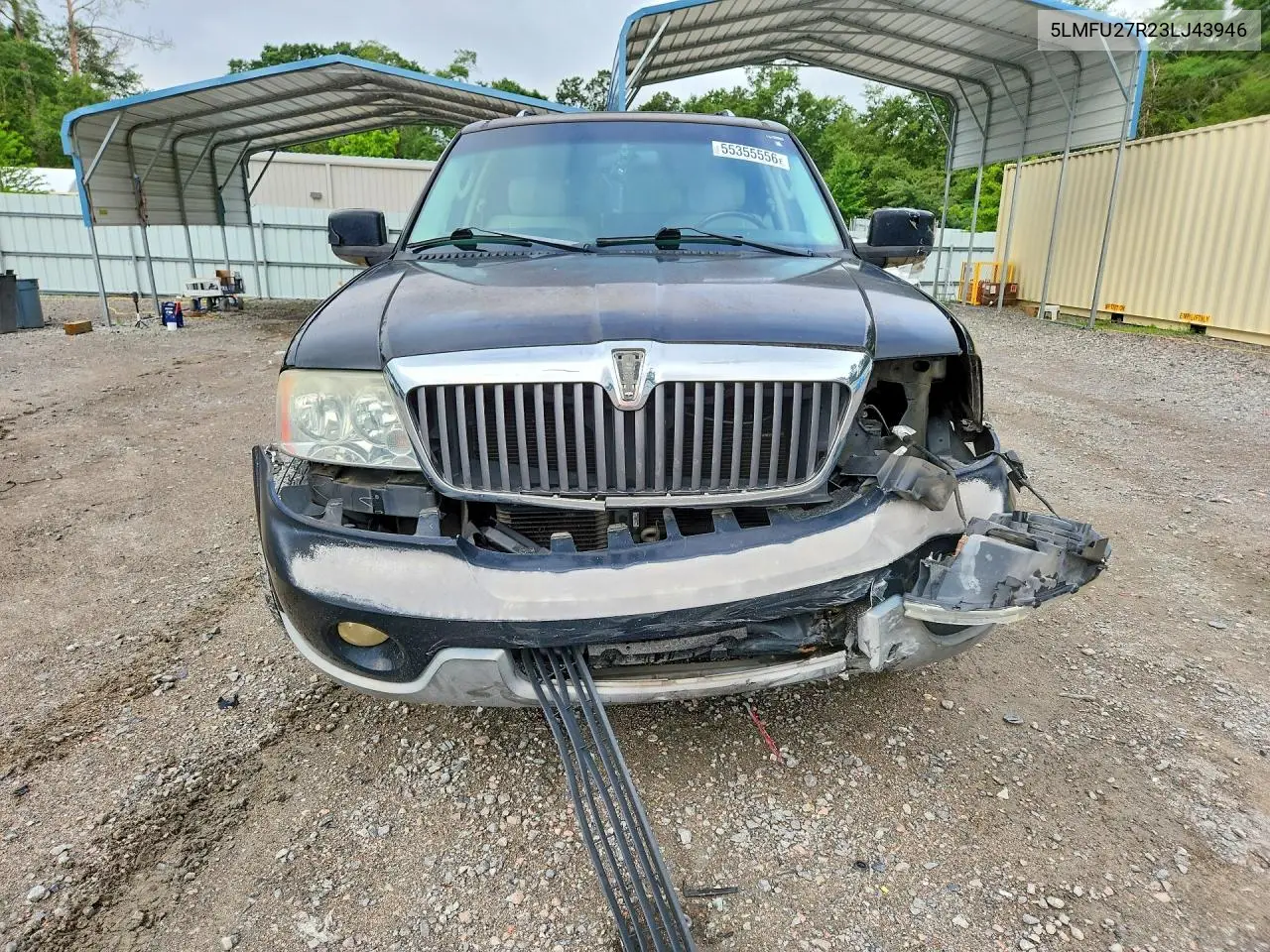 2003 Lincoln Navigator VIN: 5LMFU27R23LJ43946 Lot: 55355556