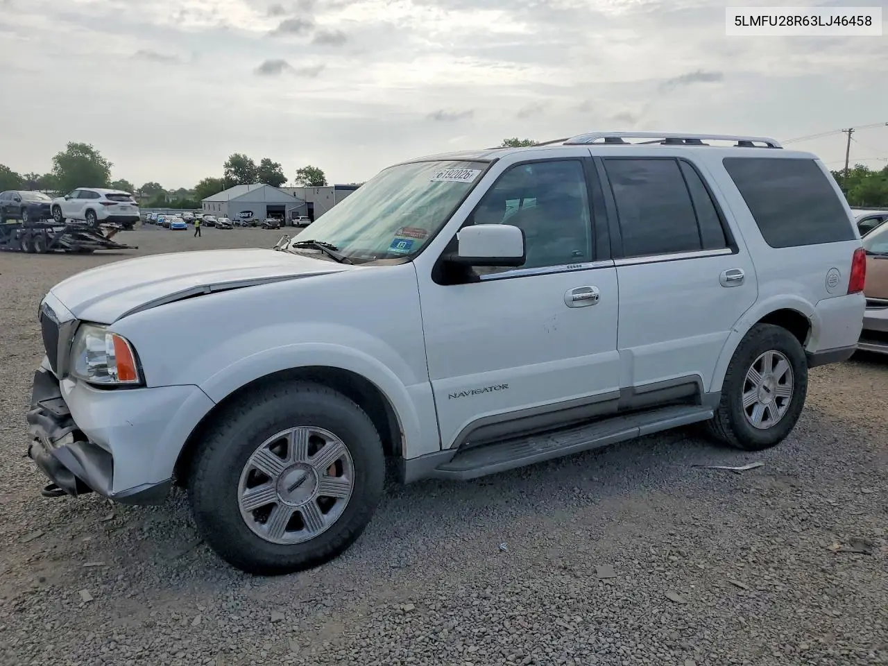 2003 Lincoln Navigator VIN: 5LMFU28R63LJ46458 Lot: 56192026
