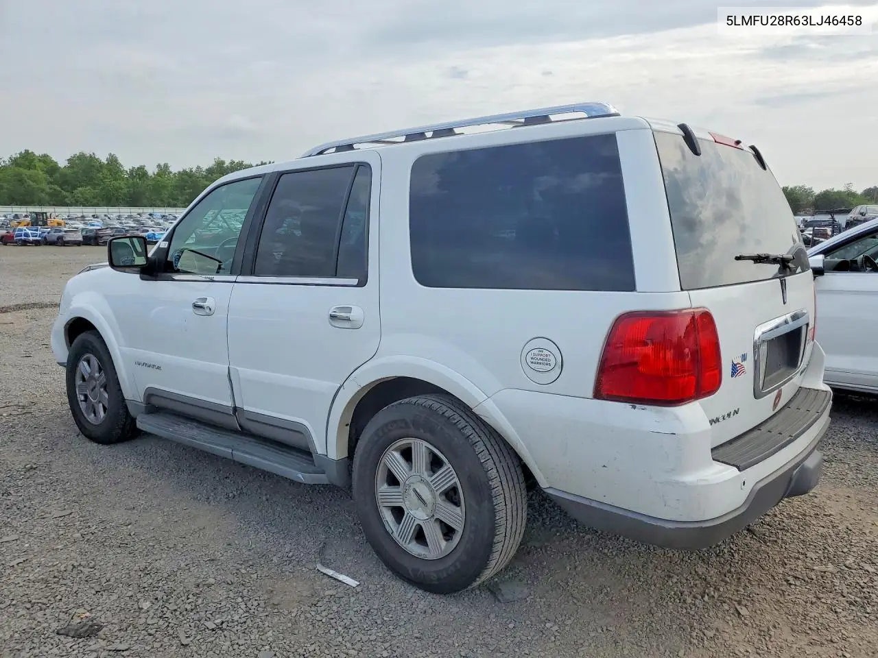 2003 Lincoln Navigator VIN: 5LMFU28R63LJ46458 Lot: 56192026