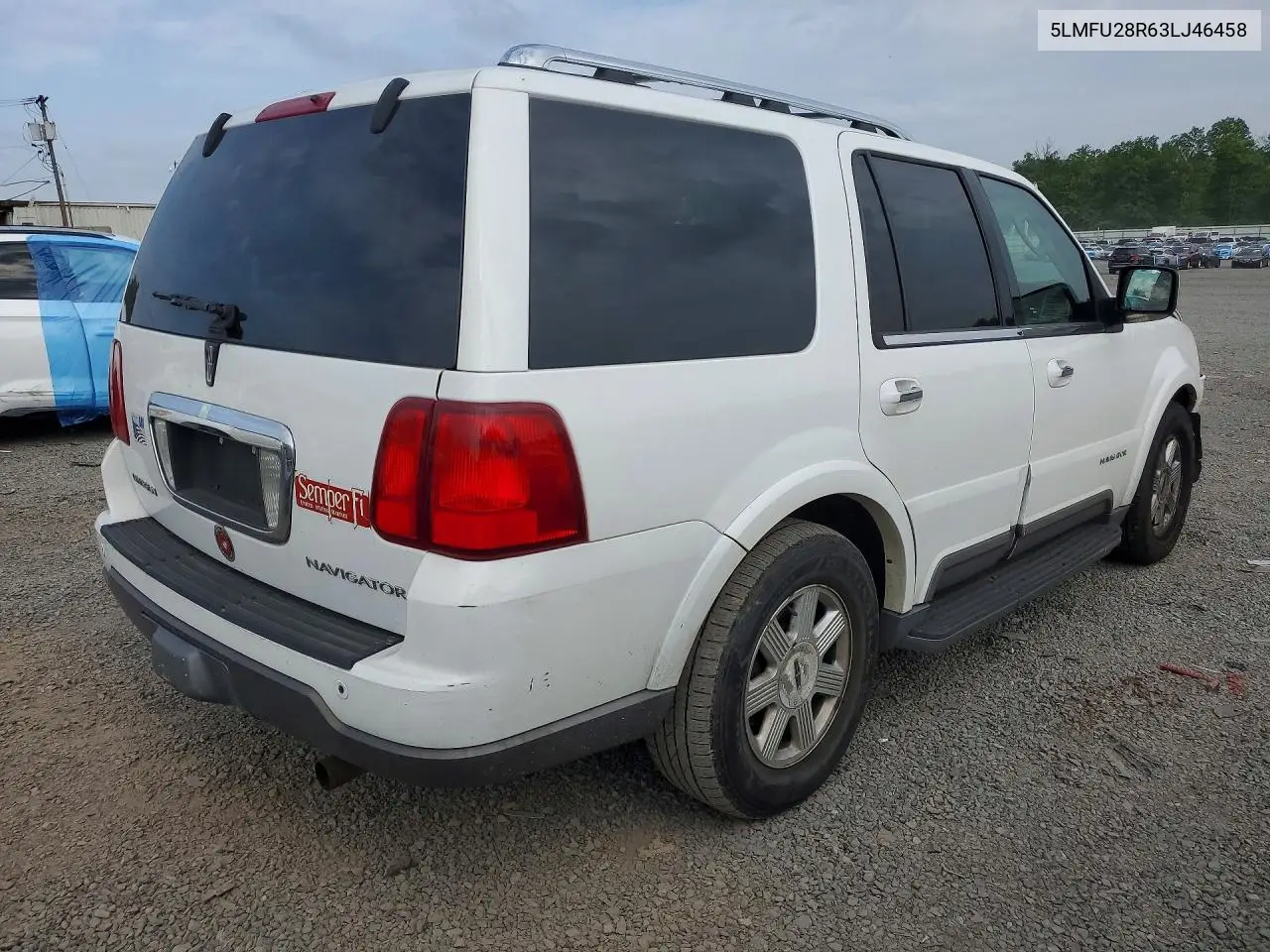 2003 Lincoln Navigator VIN: 5LMFU28R63LJ46458 Lot: 56192026