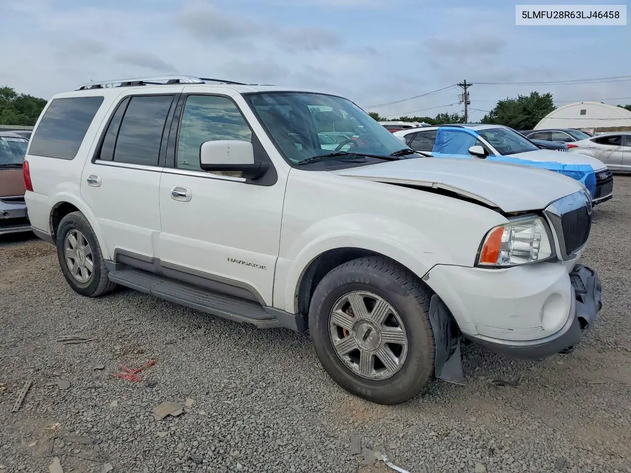 2003 Lincoln Navigator VIN: 5LMFU28R63LJ46458 Lot: 56192026