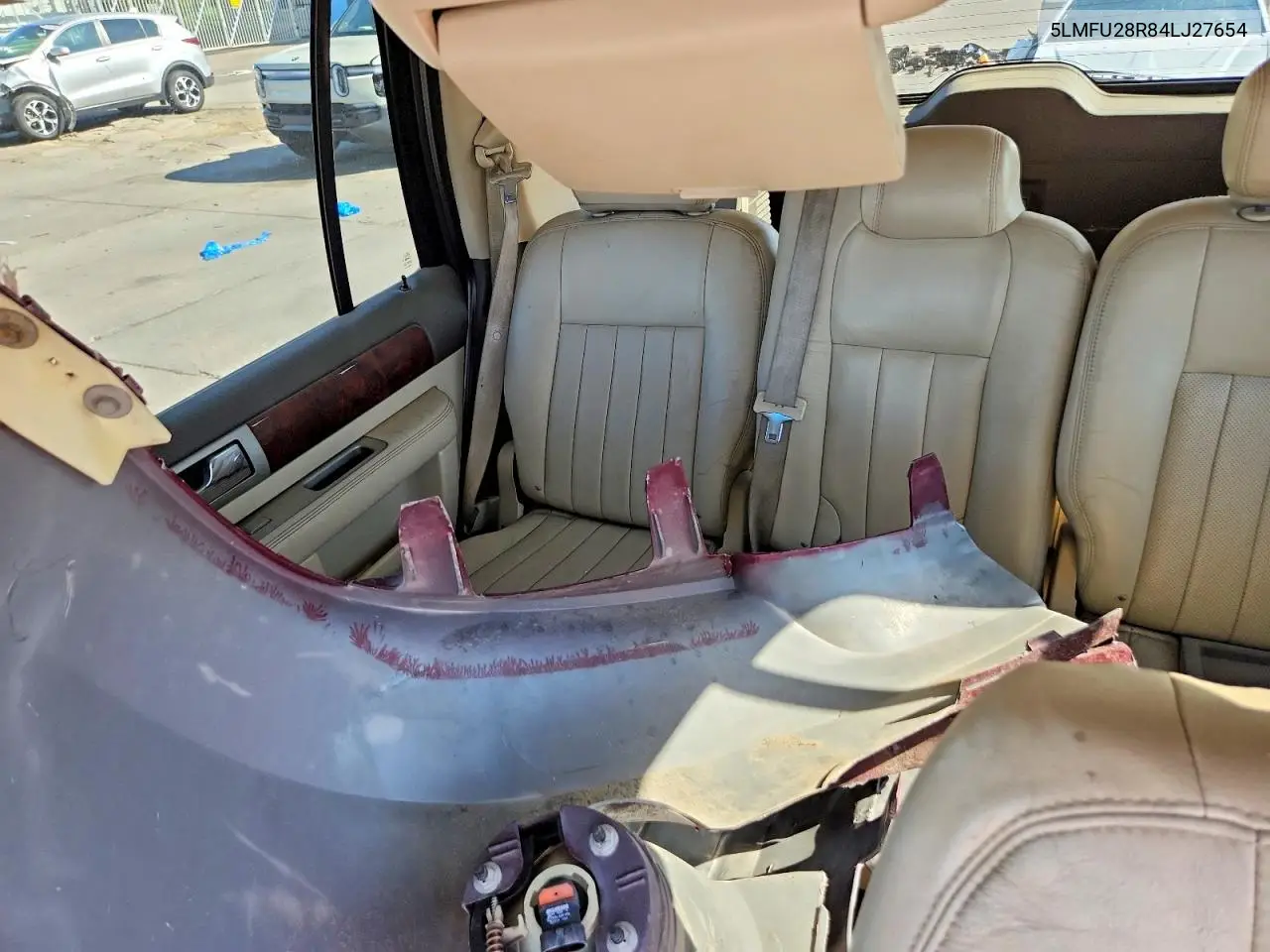 2004 Lincoln Navigator VIN: 5LMFU28R84LJ27654 Lot: 60819496