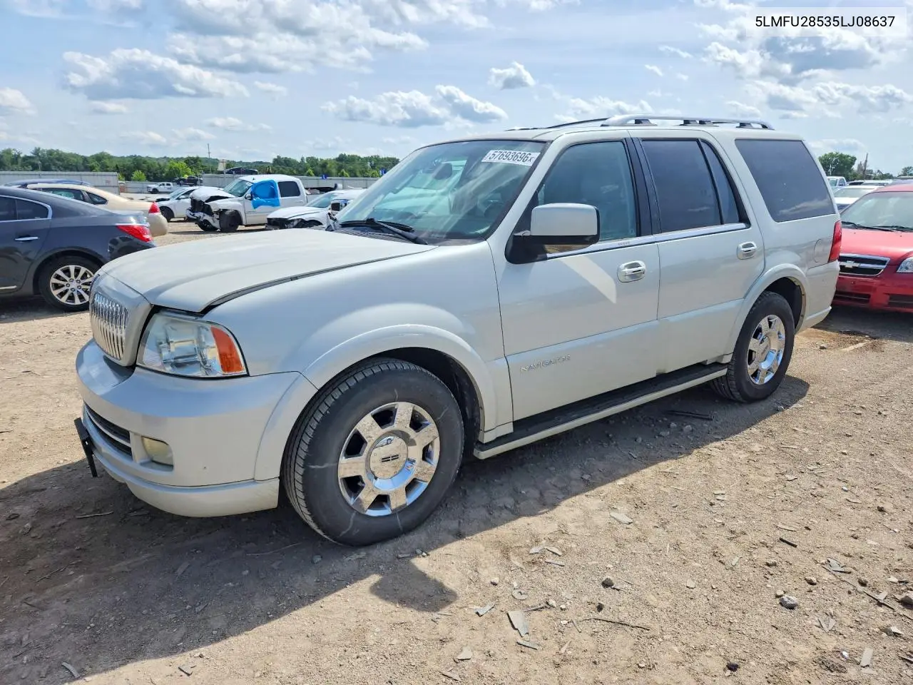 2005 Lincoln Navigator VIN: 5LMFU28535LJ08637 Lot: 57693696