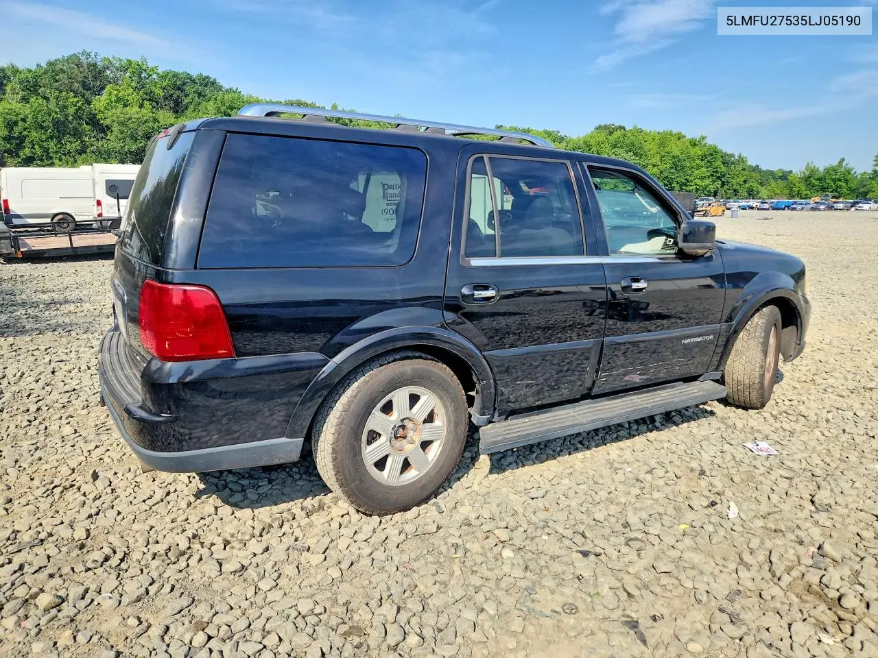2005 Lincoln Navigator VIN: 5LMFU27535LJ05190 Lot: 61038446