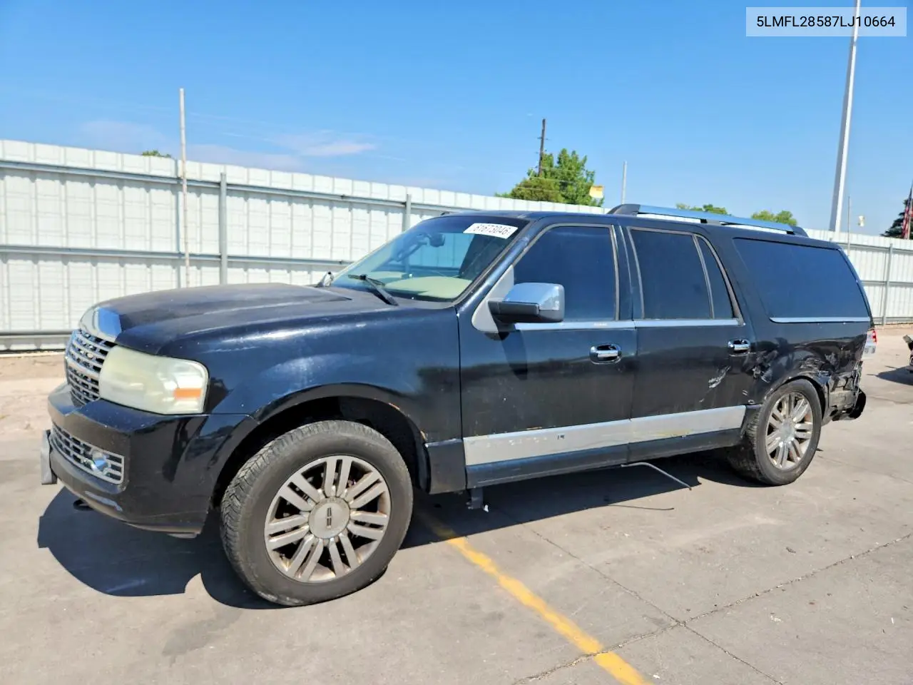 2007 Lincoln Navigator L VIN: 5LMFL28587LJ10664 Lot: 61673046