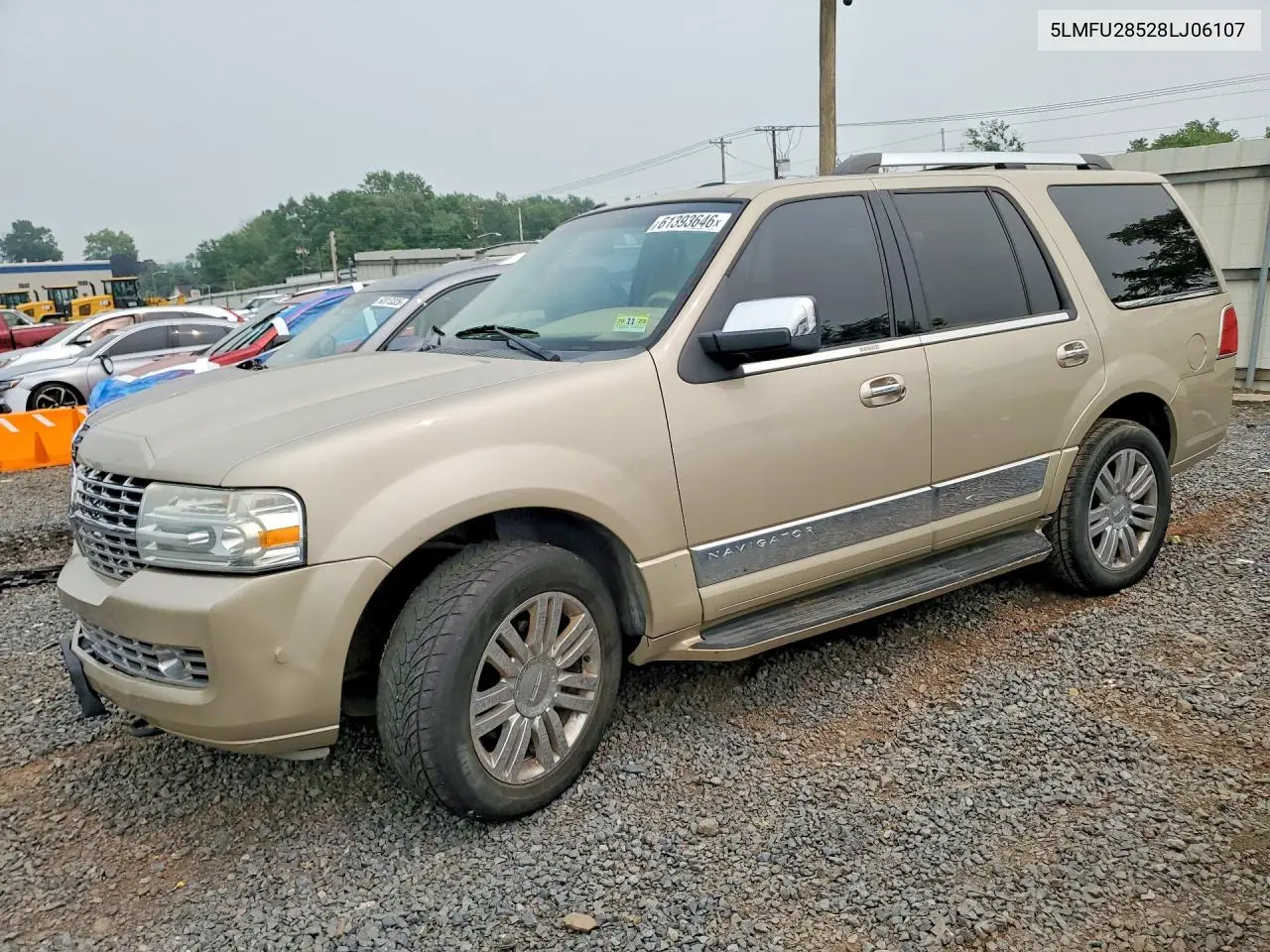 2008 Lincoln Navigator VIN: 5LMFU28528LJ06107 Lot: 61393646