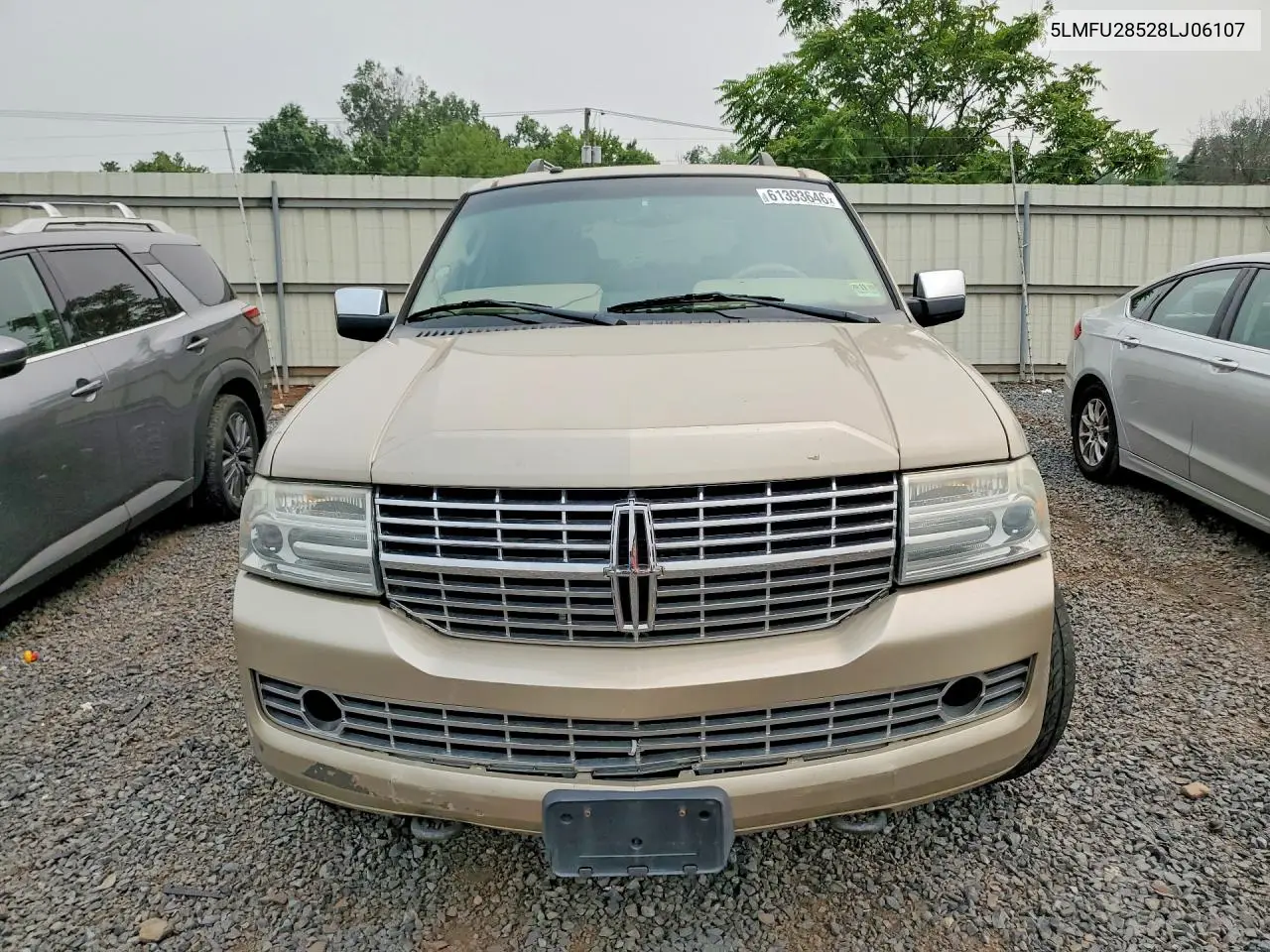 2008 Lincoln Navigator VIN: 5LMFU28528LJ06107 Lot: 61393646