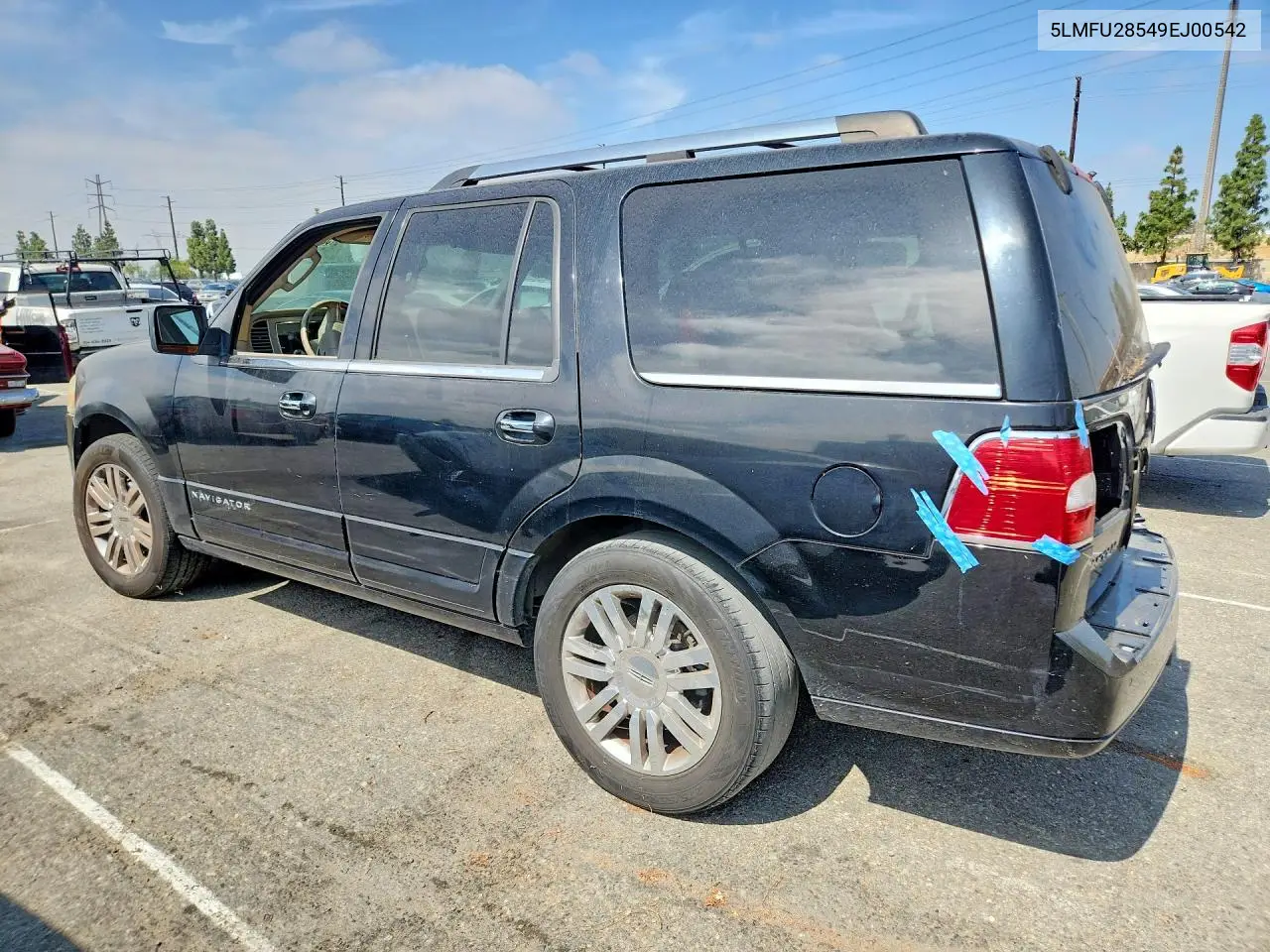 2009 Lincoln Navigator VIN: 5LMFU28549EJ00542 Lot: 55969696