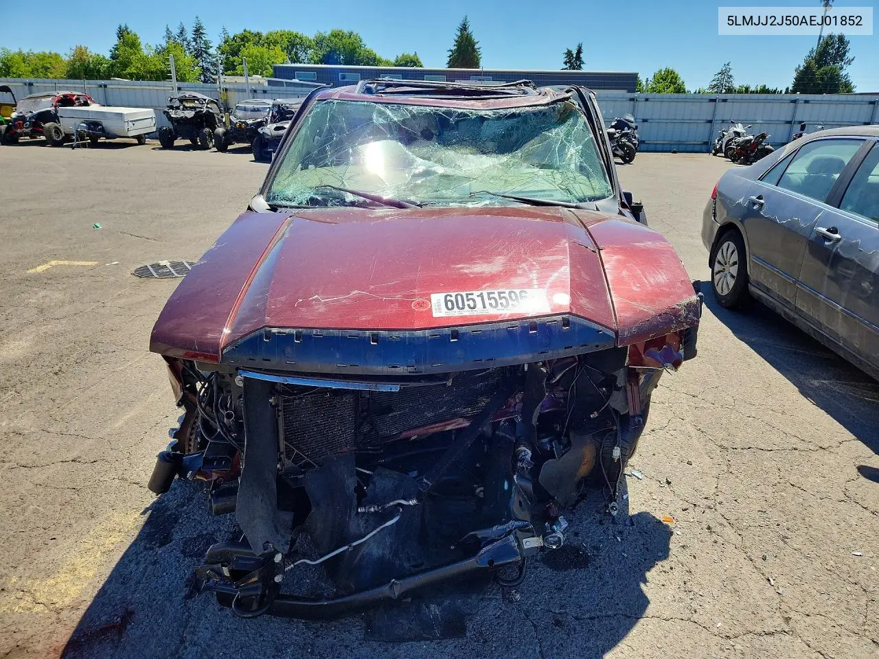 2010 Lincoln Navigator VIN: 5LMJJ2J50AEJ01852 Lot: 60515596