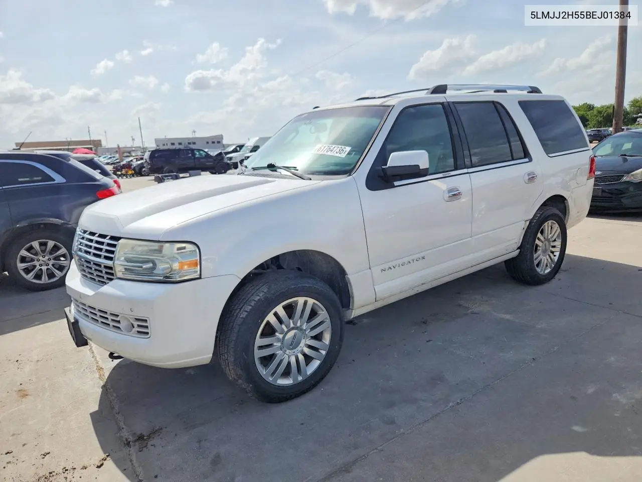 2011 Lincoln Navigator VIN: 5LMJJ2H55BEJ01384 Lot: 61764736