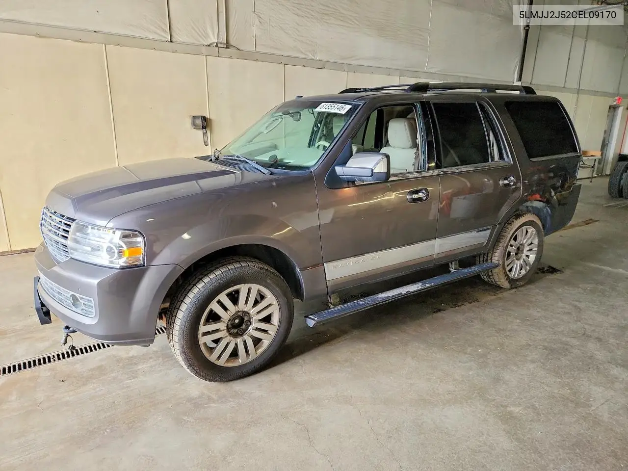 2012 Lincoln Navigator VIN: 5LMJJ2J52CEL09170 Lot: 61355146