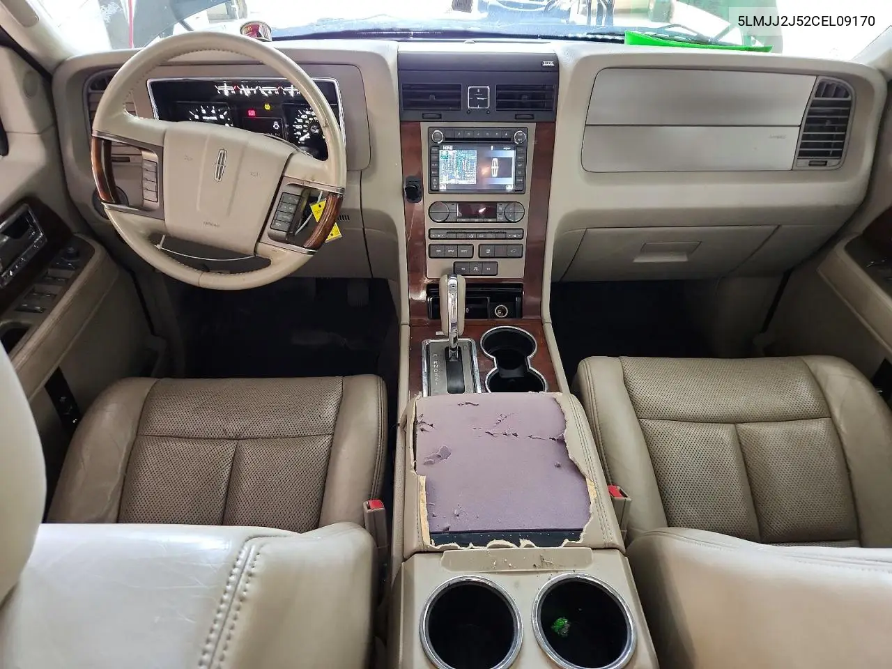2012 Lincoln Navigator VIN: 5LMJJ2J52CEL09170 Lot: 61355146