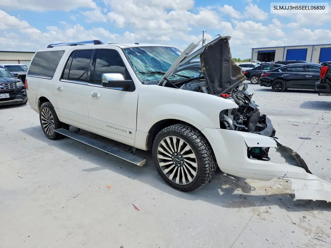 2014 Lincoln Navigator L VIN: 5LMJJ3H55EEL06830 Lot: 57710576