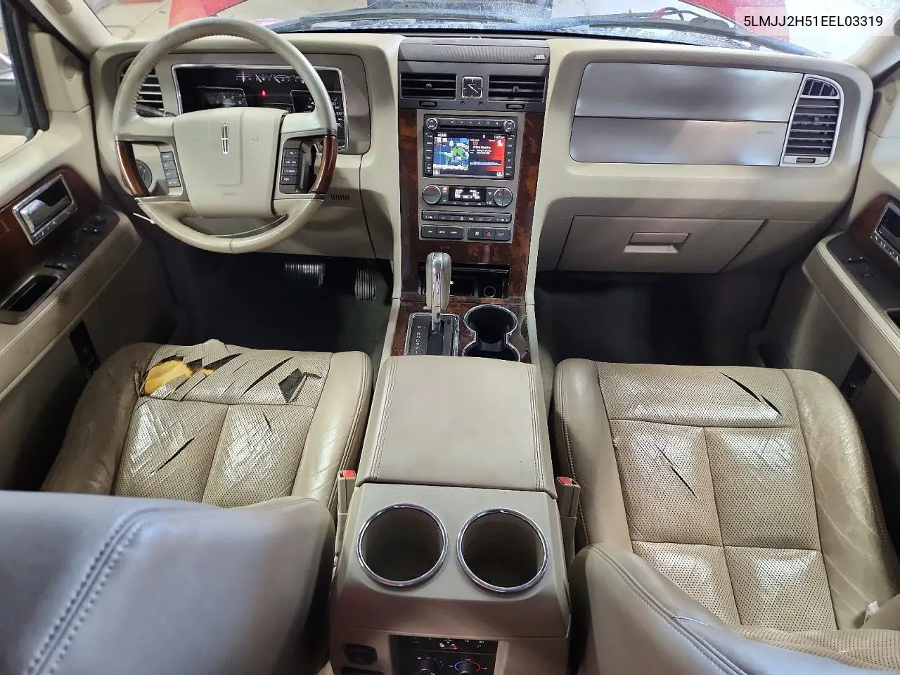2014 Lincoln Navigator VIN: 5LMJJ2H51EEL03319 Lot: 59779476