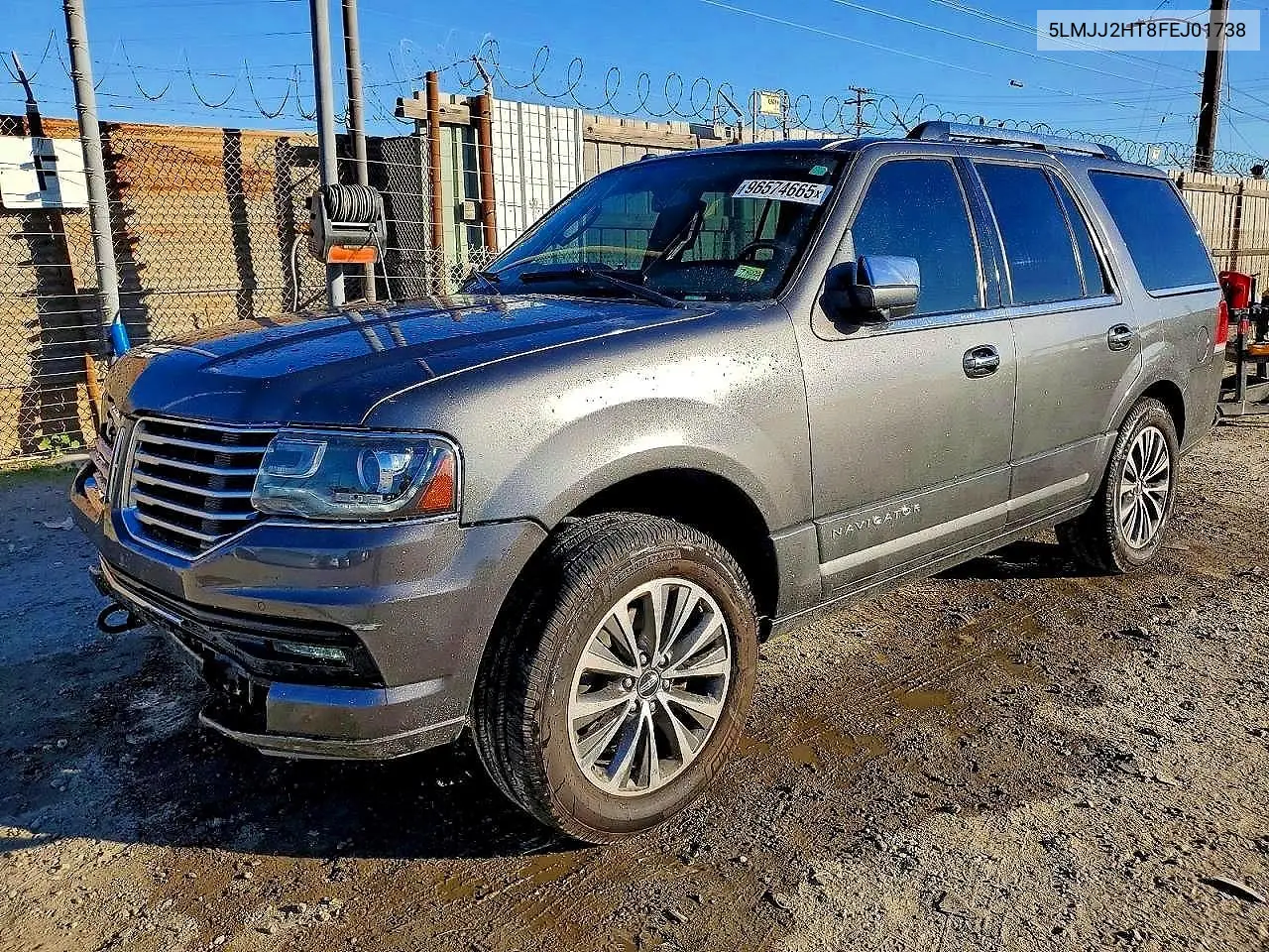 5LMJJ2HT8FEJ01738 2015 Lincoln Townhouse Navigator