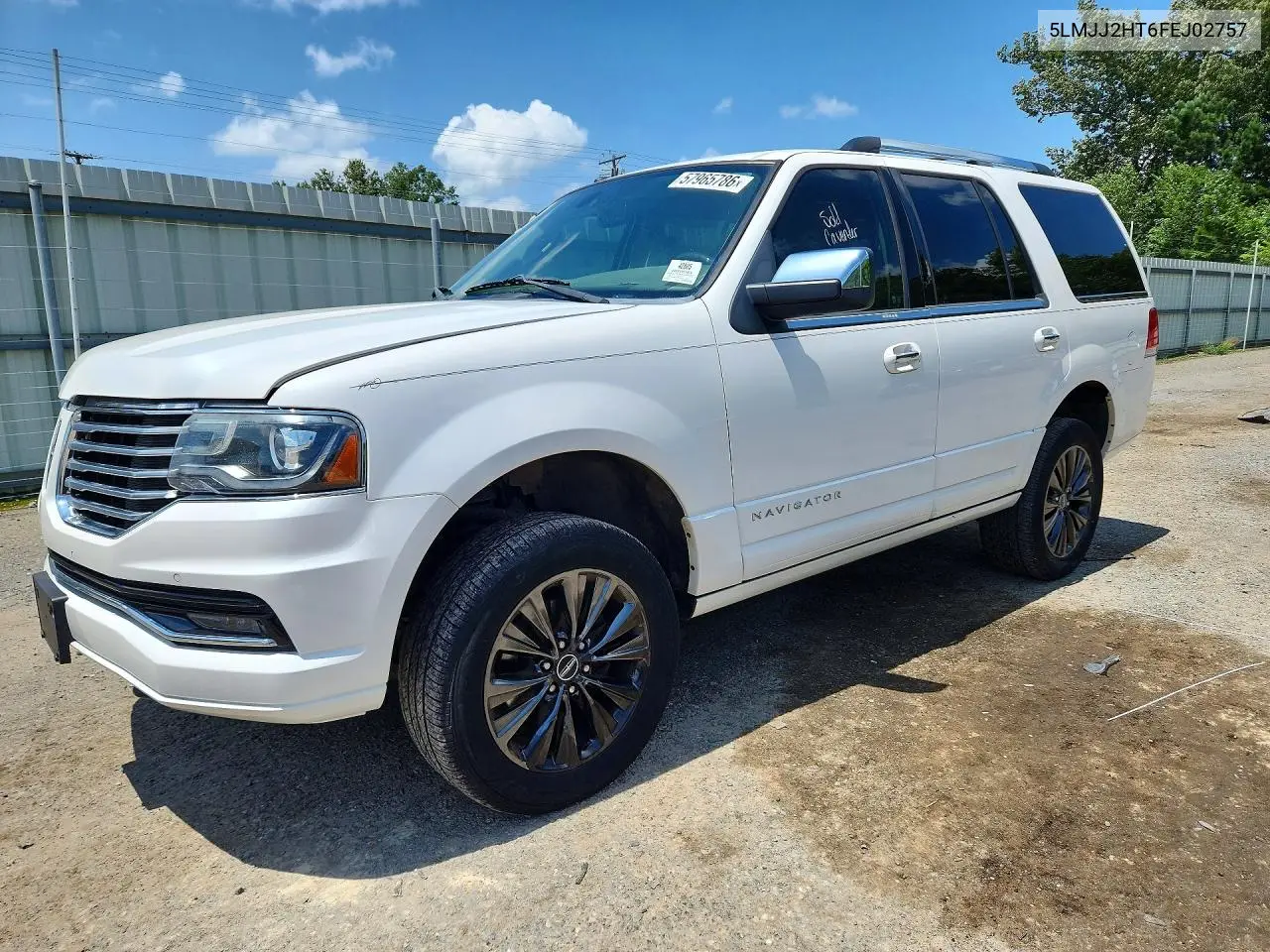 2015 Lincoln Navigator VIN: 5LMJJ2HT6FEJ02757 Lot: 57965786