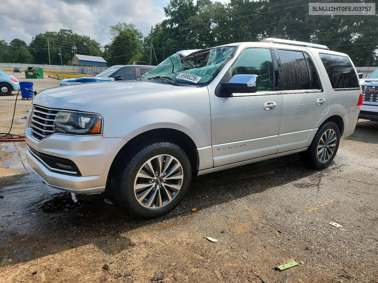 2015 Lincoln Navigator VIN: 5LMJJ2HT0FEJ03757 Lot: 58988226
